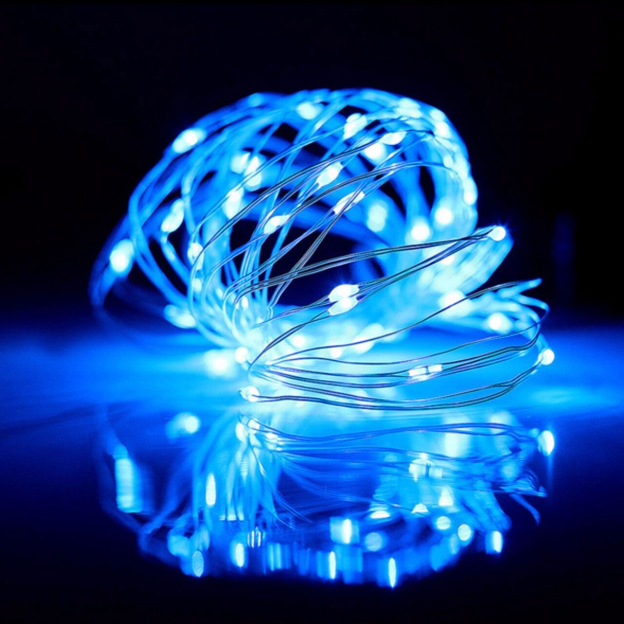 Perfect Holiday 100 LED Silver Copper Fairy Light Plug in OEM